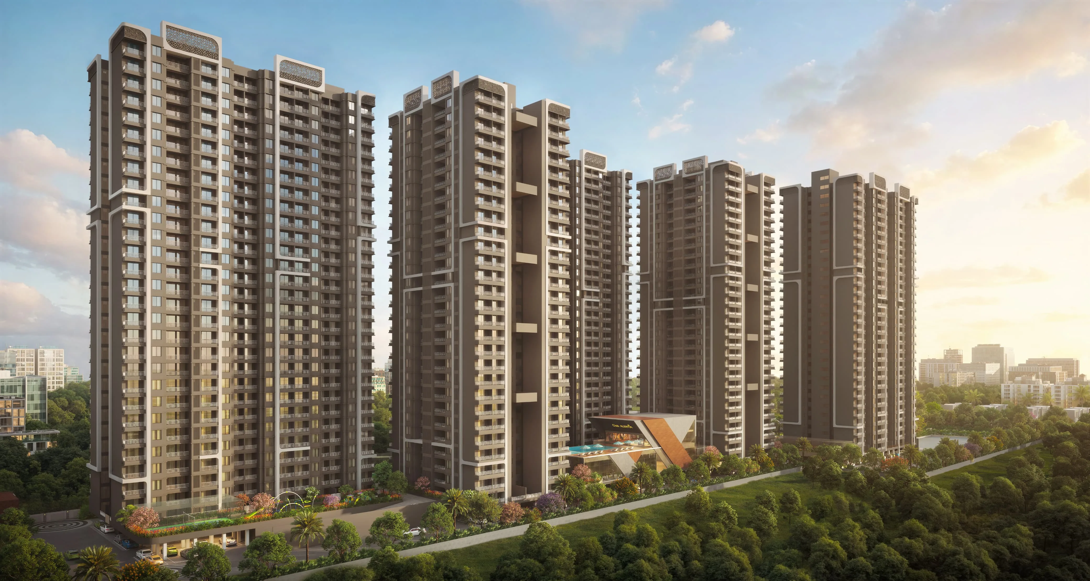 Shakuntal Alentia High-rise Towers Render